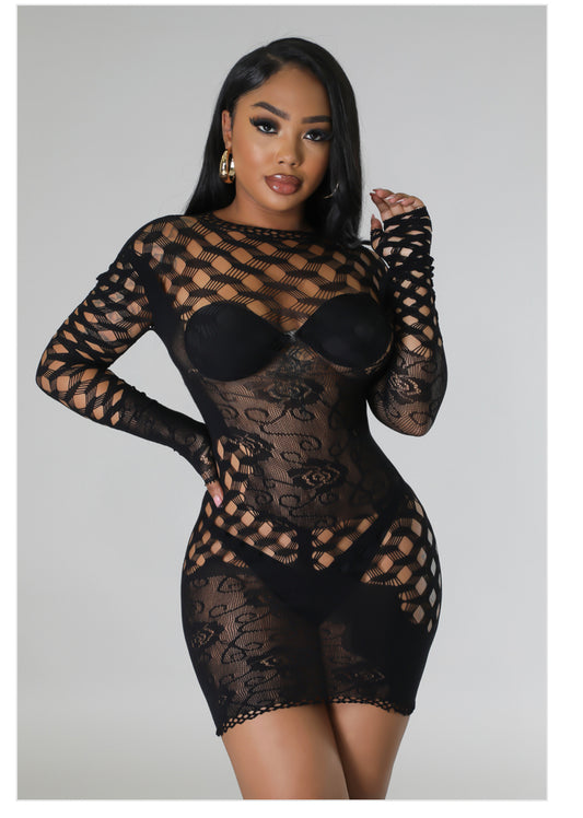 Black Seamless Dress