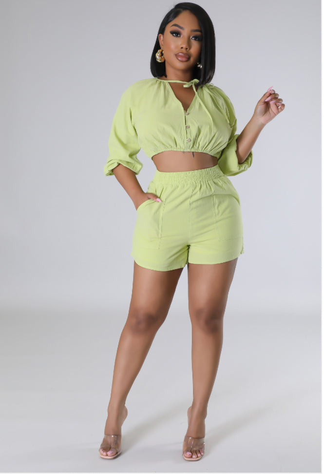 Beach side short set